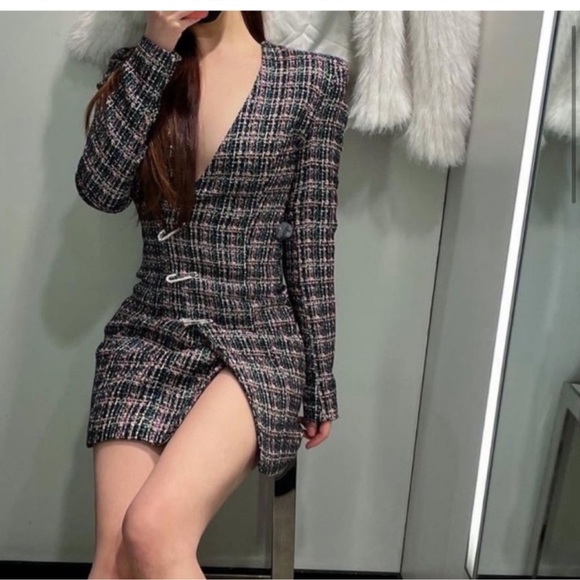 Zara structured blazer dress  NEVER WORN - Picture 3 of 7